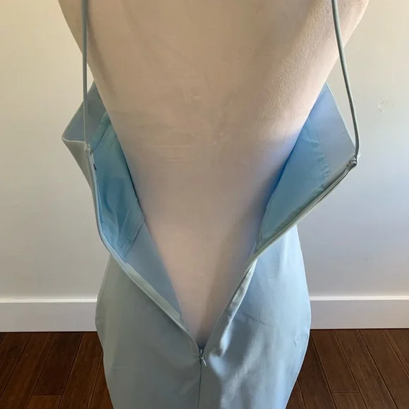 Likely Strapless Light Blue Dress - Picture 3 of 8